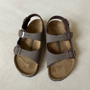 Kids Birkenstock Roma sz 32 Mocha Like New